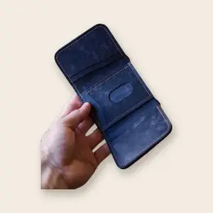 Carteira Vertical com Visor para Documento